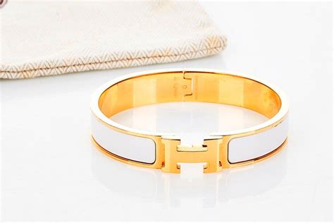 white gold clic hermes|how to use Hermes h bracelet.